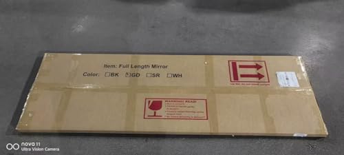 Antok Full Length Mirror, 71"x28" Floor Mirror, Arched Floor Standing Freestanding Arch Full Body Mirrors with Stand for Bedroom, Hanging Mounted for Living Room Cloakroom,Black