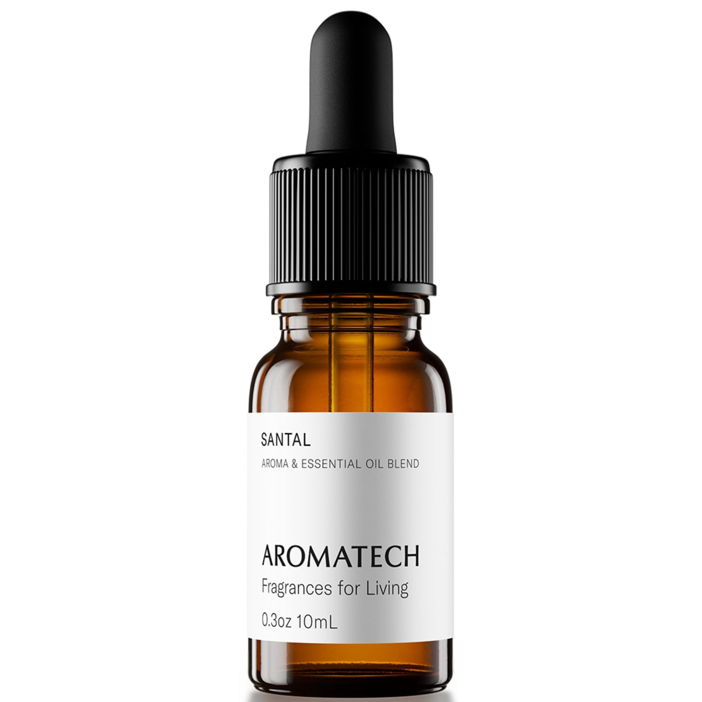 AromaTech Santal Aroma Essential Oil Blend: Luxury Hotel Inspired Aromatherapy with Amber, Vanilla, Cedar & Sandalwood for Ultrasonic Diffusers & Nebulizers - 0.3 fl oz, 10 mL