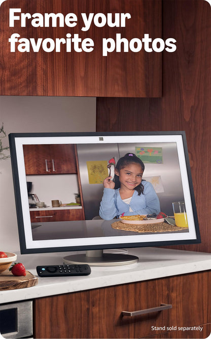 Amazon Echo Show 15 (newest model), Full HD 15.6" kitchen hub for home organization, with built-in Fire TV and Alexa