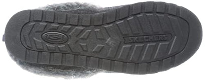 Skechers BOBS Women's Keepsakes - Ice Angel Slipper, Charcoal, 9 W US