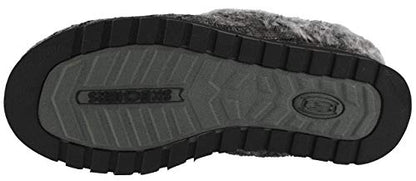 Skechers BOBS Women's Keepsakes - Ice Angel Slipper, Charcoal, 9 W US