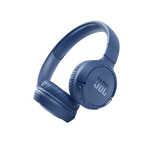 JBL Tune 510BT: Wireless On-Ear Headphones with Purebass Sound - Blue, Medium