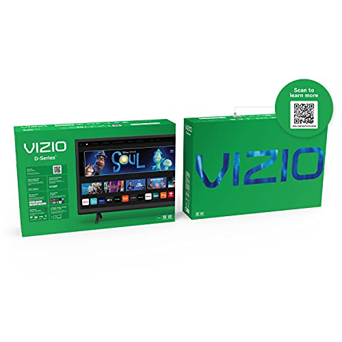 VIZIO 40-inch D-Series Full HD 1080p Smart TV with AMD FreeSync, Apple AirPlay and Chromecast Built-in, Alexa Compatibility, D40f-J09, 2022 Model