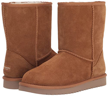 Koolaburra by UGG Women's koola Short Fashion Boot, Chestnut, 07 M US