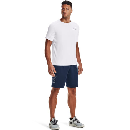 Under Armour Men's Tech 2.0 Short-Sleeve T-Shirt , White (100)/Overcast Gray , Large