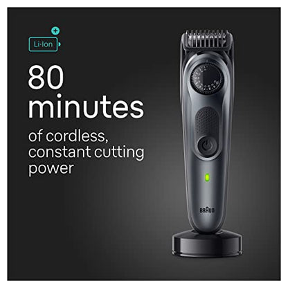 Braun All-in-One Style Kit Series 5 5471, 8-in-1 Trimmer for Men with Beard Trimmer, Body Trimmer for Manscaping, Hair Clippers & More, Ultra-Sharp Blade, 40 Length Settings, Waterproof