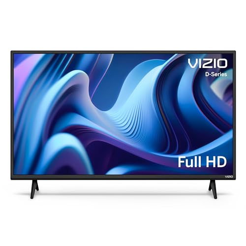 VIZIO 40-inch D-Series Full HD 1080p Smart TV with AMD FreeSync, Apple AirPlay and Chromecast Built-in, Alexa Compatibility, D40f-J09, 2022 Model