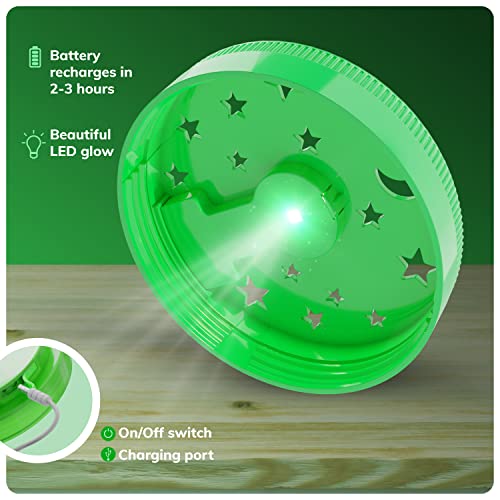 Light-Up Terrarium Kit for Kids - STEM Science Kits - Gifts for Kids - Educational DIY Kids Toys for Boys & Girls - Crafts Projects Ideas for Ages 6 7 8-12 Year Old Age Boy & Girl Kid