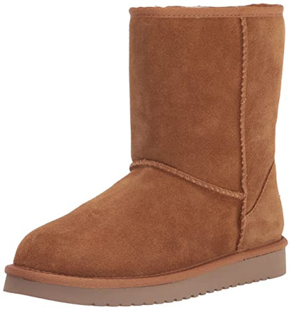 Koolaburra by UGG Women's koola Short Fashion Boot, Chestnut, 07 M US