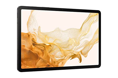 SAMSUNG Galaxy Tab S8+ 12.4” 128GB WiFi 6E Android Tablet, Large AMOLED Screen, S Pen Included, PC Experience, Ultra Wide Camera Records 4K Video, Long Lasting Battery, US Version, 2022, Graphite