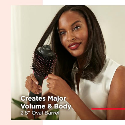 REVLON One-Step Volumizer Enhanced 1.0 Hair Dryer and Hot Air Brush | Now with Improved Motor | Amazon Exclusive (Black)