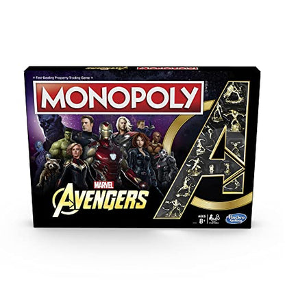 Hasbro Gaming Monopoly: Marvel Avengers Edition Board Game for Ages 8 and Up