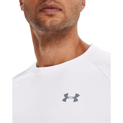 Under Armour Men's Tech 2.0 Short-Sleeve T-Shirt , White (100)/Overcast Gray , Large