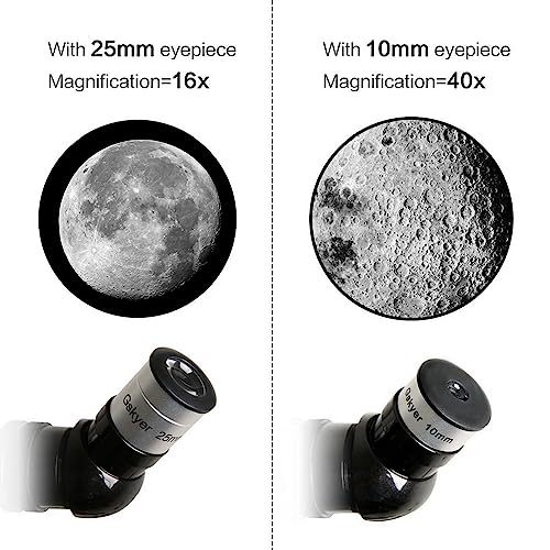 Gskyer Telescope, 70mm Aperture 400mm AZ Mount Astronomical Refracting Telescope for Kids Beginners - Travel Telescope with Carry Bag, Phone Adapter and Wireless Remote