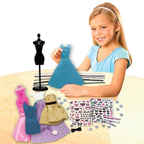 Barbie Be a Fashion Designer Doll Dress Up Kit, 5 Outfits