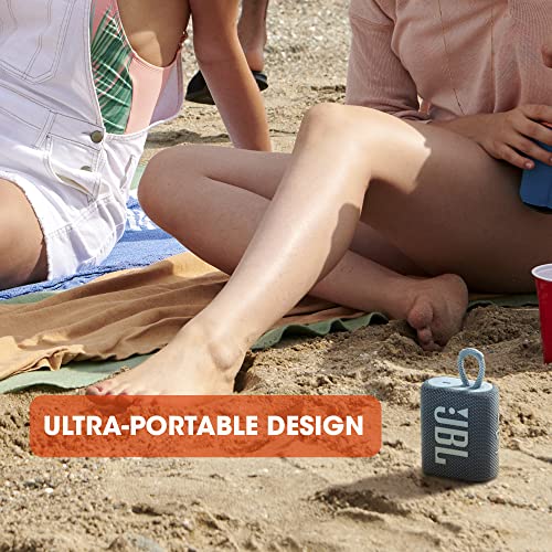 JBL Go 3: Portable Speaker with Bluetooth, Built-in Battery, Waterproof and Dustproof Feature - Black