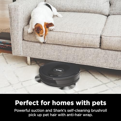 Shark AV2501S AI Ultra Robot Vacuum, with Matrix Clean, Home Mapping, 30-Day Capacity HEPA Bagless Self Empty Base, Perfect for Pet Hair, Wifi, Dark Grey