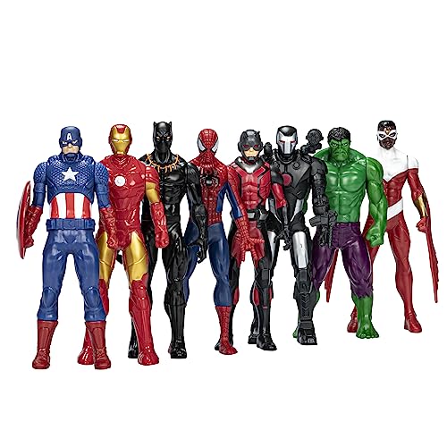 Marvel Avengers Ultimate Protectors Pack, 6-Inch-Scale, 8 Action Figures with Accessories, Super Hero Toys, Toys for Boys and Girls Ages 4 and Up, Medium