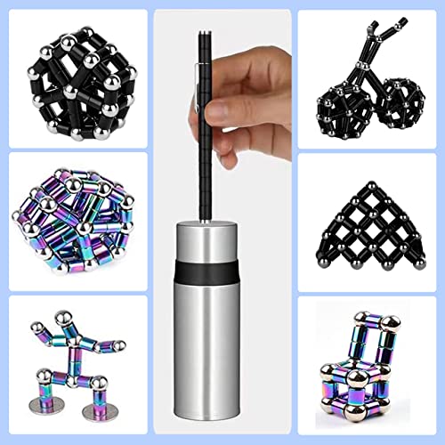 QAQcew Fidget Pen, Decompression Magnetic Fidget Toy Pen, Magnet Pen Fidget Toy Relieve Pressure Novel Toy Gift for Kids or Friends! (Colours)