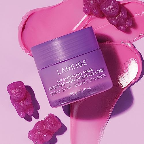 LANEIGE Lip Sleeping Mask: Nourish & Hydrate with Vitamin C, Antioxidants, 0.70 Ounce (Pack of 1) (Packaging may vary)