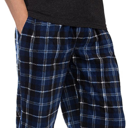 DG Hill (3 Pairs) Mens Plaid Pajama Pants with Pockets, Multi-color, Small 27-29, waist