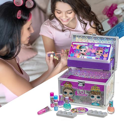 LOL Surprise Kids Makeup Kit for Girls, Real Washable Beauty Toy Makeup Set, Girls Beauty Gift, Play Makeup and Pretend Play Toys Ages 3 and Up, Townley Girl