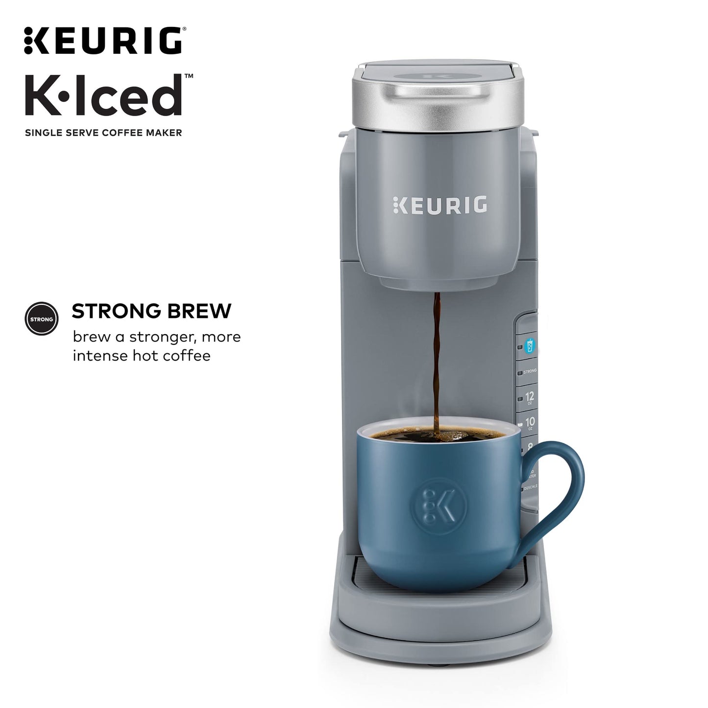 Keurig K-Iced Single Serve Coffee Maker - Brews Hot and Cold - Gray