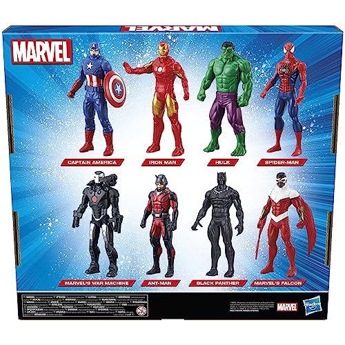 Marvel Avengers Ultimate Protectors Pack, 6-Inch-Scale, 8 Action Figures with Accessories, Super Hero Toys, Toys for Boys and Girls Ages 4 and Up, Medium