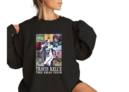 Inspired of Travis Kelce,Football fan gifts,america football sweatshirt,custom design football,DTF print football design