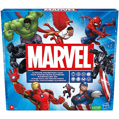 Marvel Avengers Ultimate Protectors Pack, 6-Inch-Scale, 8 Action Figures with Accessories, Super Hero Toys, Toys for Boys and Girls Ages 4 and Up, Medium