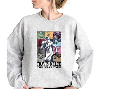 Inspired of Travis Kelce,Football fan gifts,america football sweatshirt,custom design football,DTF print football design